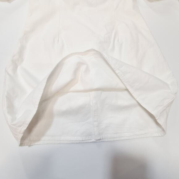 MORE TO COME Amora Bow Mini Dress in White Small - Picture 3 of 11